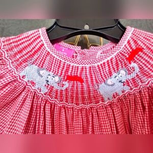 Roll Tide! Smocked dress